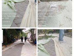 Proyek Betonisasi di Perumahan Taman Raya Mekarsari yang Dikerjakan CV Ramos Perdana Raya Diduga Asal Jadi.