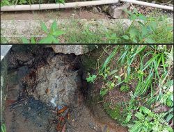 ‎Diduga Buang Limbah ke Sungai, Lapak Karet di Tiyuh Menggala Mas Dikeluhkan Warga.  ‎s