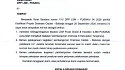 ‎Wakil GWI Sesalkan Balasan DBMSDA Tangerang Dinilai Normatif dan Tak Menjawab Temuan Lapangan.