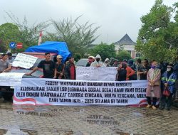 Polres Tulang Bawang Barat laksanakan Pengamanan kegiatan Aksi Damai Penyampaian Aspirasi Forum Masyarakat Bandar Dewa Bersatu (FMBB).