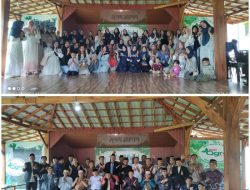 Manortor Meriahkan Halal bi Halal Persatuan Batak Muslim Satataring Lampung.