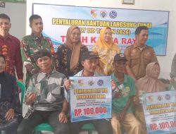 ‎Pemerintah Tiyuh Karta Raya Salurkan BLT-DD Tahun 2026 kepada 8 KPM.  ‎