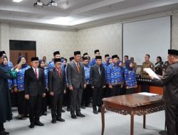 Wabup Tulang Bawang Barat Lantik 30 Pejabat, Tekankan ASN Harus Profesional dan Berkinerja.