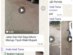 Nama “Dedi” Muncul dalam Obrolan WAG Soal Bantuan Batu Jalan Rusak, Publik Pertanyakan Keterlibatan Pengusaha.