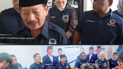 ‎Rakor NasDem Lampung di Tubaba Bahas Infrastruktur dan Dorong Peningkatan Ekonomi Daerah.