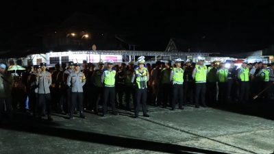 Polres Tulang Bawang Barat Gelar Kesiapan Pengamanan Malam Takbiran Idul Adha 1447 H.
