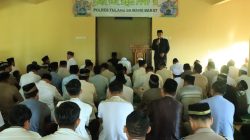 Polres Tulang Bawang Barat Gelar Sholat Idul Adha Bersama Warga di Masjid Mapolres.