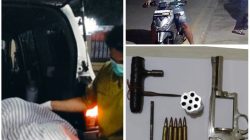 Tindak Tegas! TEKAB 308 Polres Tulang Bawang Buru Dan Tangkap Komplotan Pencuri Motor, Satu Pelaku Jatuh Karena Berani Melawan Dan Acungkan Senpi Rakitan Ke Anggota.