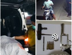 Tindak Tegas! TEKAB 308 Polres Tulang Bawang Buru Dan Tangkap Komplotan Pencuri Motor, Satu Pelaku Jatuh Karena Berani Melawan Dan Acungkan Senpi Rakitan Ke Anggota.