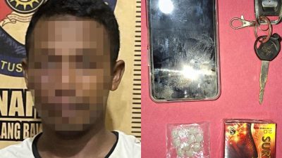Satresnarkoba Polres Tulang Bawang Barat Amankan Pria Asal Tumijajar Kedapatan Memiliki 10 Butir Extacy.