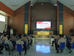 Tim Verifikasi Itwasda Polda Lampung Laksanakan Verifikasi dalam Rangka Sertijab Kapolres Tulang Bawang Barat.