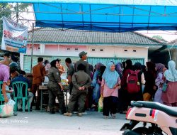 ‎Tekan Inflasi, Pemkab Tubaba Gelar Penetrasi Pasar dan Operasi Pasar Murah di Panaragan Jaya.  ‎