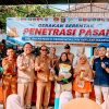‎Tekan Inflasi, Pemkab Tubaba Gelar Penetrasi Pasar dan Operasi Pasar Murah di Pasar Mulya Asri.  ‎