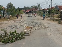 Kepala Suku Tiyuh Mulya Jaya: Perbaikan Jalan Dilakukan Melalui Gotong Royong Warga dan Aparatur Tiyuh.