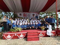 ‎HUT ke-81 RI di TBU Berlangsung Meriah, Camat Ashari Dorong Generasi Muda Isi Kemerdekaan dengan Hal Positif.