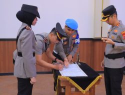 Polres Tulang Bawang Gelar Upacara Pelantikan Wakapolres, Kasat Polair, dan Sertijab Kasat Lantas.