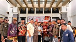 Polres Tulang Bawang Barat laksanakan Pengamanan kegiatan Aksi Damai Penyampaian Aspirasi Forum Masyarakat Buay Bulan Bersatu.