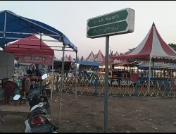 Pasar Malam di Lapangan Pulung Kencana Tumpah Ruah, Jadi Hiburan Murah Meriah bagi Warga.