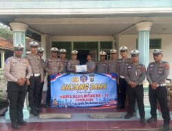 Sambut Hari Lalu Lintas ke-71, Polres Tulang Bawang Barat Anjangsana dan Berikan Bantuan untuk Purnawirawan serta Warakawuri.