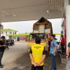 Unit Tipidter Sat Reskrim Polres Tulang Bawang Barat laksanakan sidak SPBU adanya Laporan antrean panjang pengisian BBM Antisipasi Praktek Kecurangan.