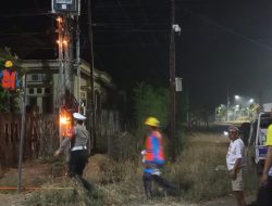 ‎Dugaan Korsleting Listrik Picu Api di Panaragan Jaya, Warga Sempat Khawatir.