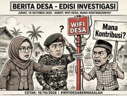 Diduga Pasang Tiang WiFi di Tanah Warga Tanpa Musyawarah, Pihak Kades Tatakarya Akui Tak Ada Kontribusi dan Klaim Ada Izin TNI.