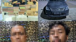 Polres Tulang Bawang Barat berhasil Ungkap Peredaran Rokok Tanpa Cukai, Dua orang Pelaku Diamankan.