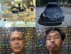 Polres Tulang Bawang Barat berhasil Ungkap Peredaran Rokok Tanpa Cukai, Dua orang Pelaku Diamankan.
